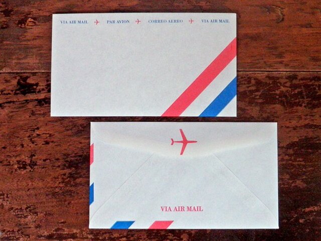 Vintage エアメール封筒セット 小さなおまけ付き Da Co077 Iichi ハンドメイド クラフト作品 手仕事品の通販