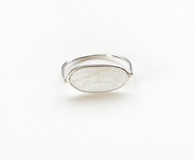 一点もの White Sapphire リング No.1の画像1枚目