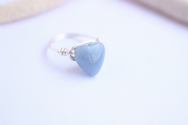 エンジェライト Heart Wire Ring の画像1枚目