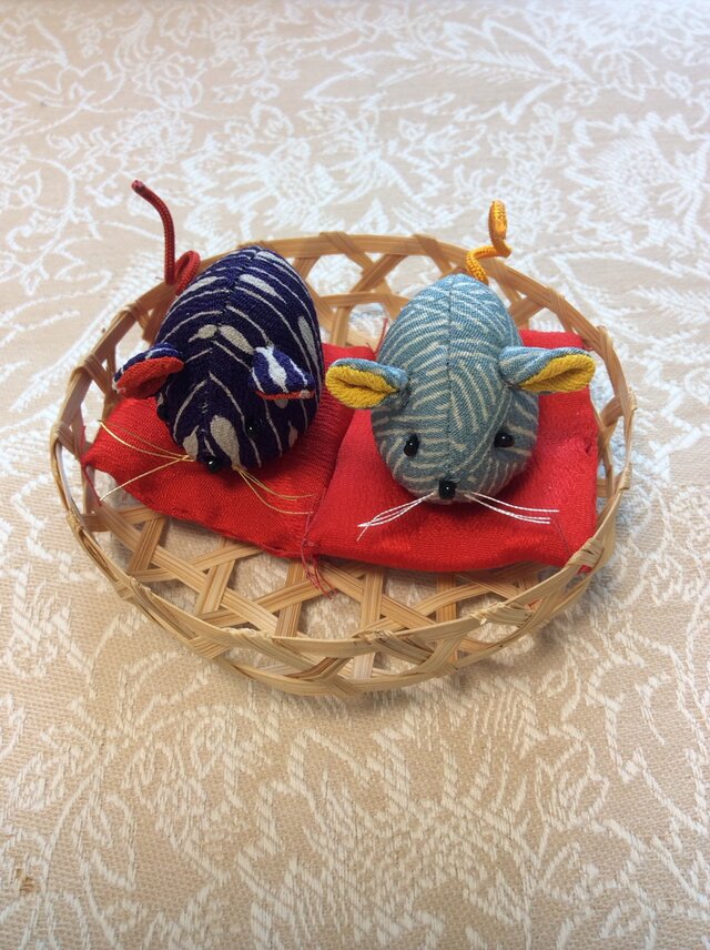 ♪来年の干支☆まんま~るねずみマグネット(送料込)の画像1枚目
