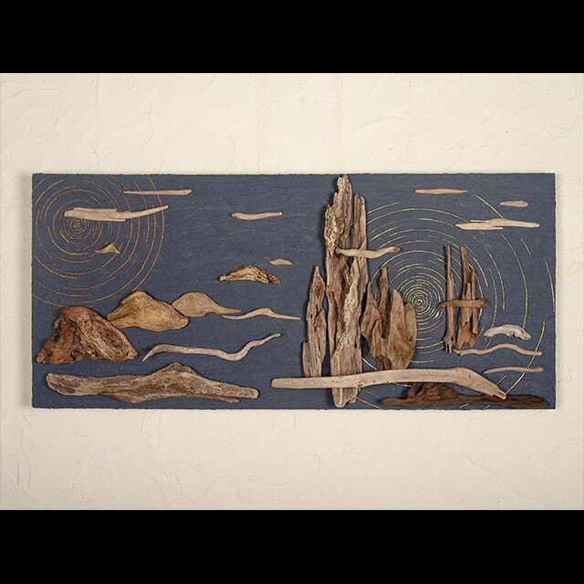 流木で描く山水画(L saiz) #12の画像1枚目
