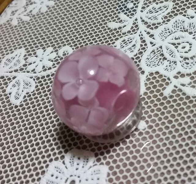 花玉~さくら色(ネックレスお仕立て済み)の画像1枚目