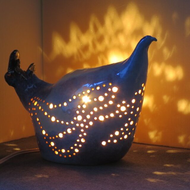 陶器の灯り（44）陶芸家オリジナル