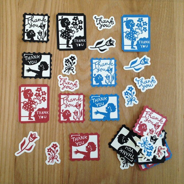 New サンキューシール○ 36枚setの画像1枚目