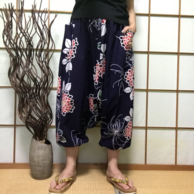 サルエルパンツ de 浴衣 陽炎の画像1枚目