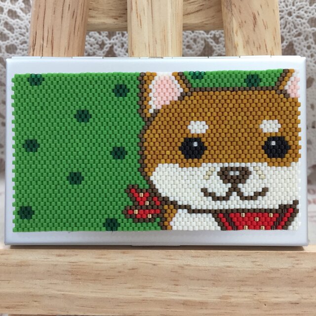カードケース(柴犬とバンダナ②)の画像1枚目