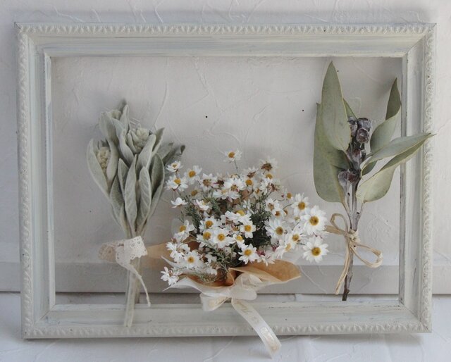dry flower set(white)の画像1枚目