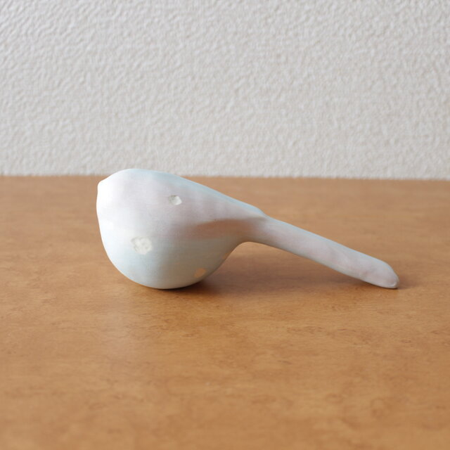 陶　彫刻  シマエナガ 空シリーズ