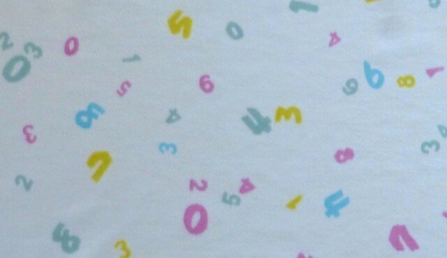 ミニ手拭い「1・2・3・・・・」の画像1枚目