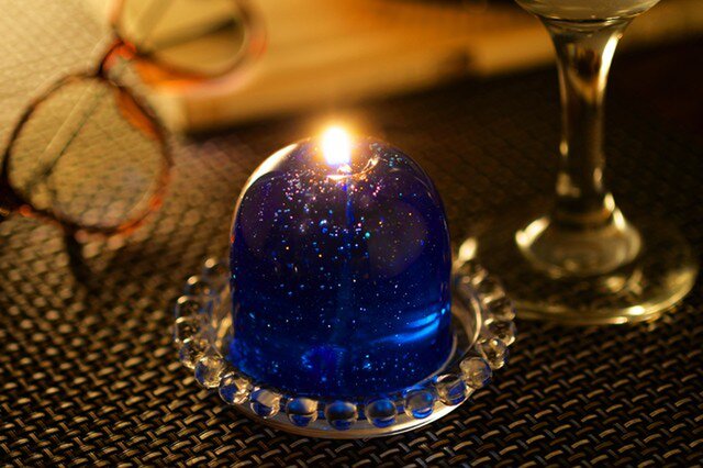 流星Candle | キャンドルソーサー付きの画像1枚目