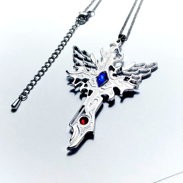 【Wing Crossネックレス】 羽&十字架 / ペアやプレゼントとしてもおしゃれの画像1枚目