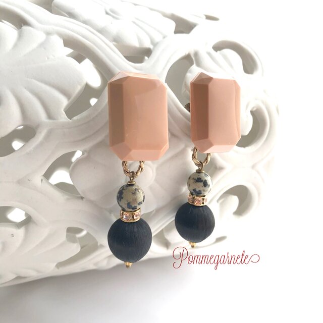 †à la modeな耳飾り†レトロ＆ヴィンテージなイヤリング＜BEIGE＞