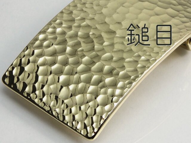 Buckle tsuchi Bs -真鍮製鎚目バックル-の画像1枚目