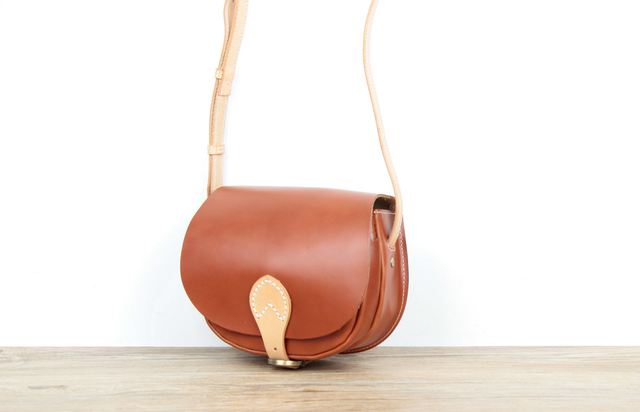 本革 クラシックミニショルダーバッグ ☆Brown☆ | iichi 日々の