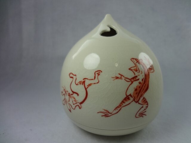 香炉・宝珠(鳥獣戯画・兎と蛙・兎と狐・兎と蛙のカメ担ぎ)の画像1枚目