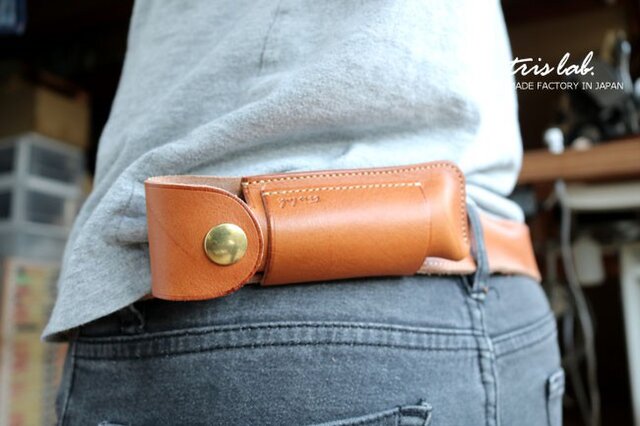 イタリア製　置物　革製品 ナイフ レザーケース オピネル ＃9 イタリアンレザー | iichi 日々の