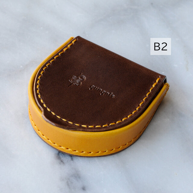 【カラーサンプル】　馬蹄型コインケース⑤