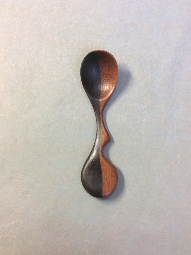 黒檀 調味スプーンの画像1枚目