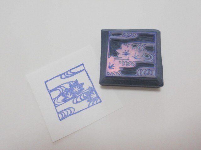 和栗 消しゴムはんこ 消しゴムはんこ【ペナント型 鎌倉大仏】TOMORUFU - 鎌倉八座