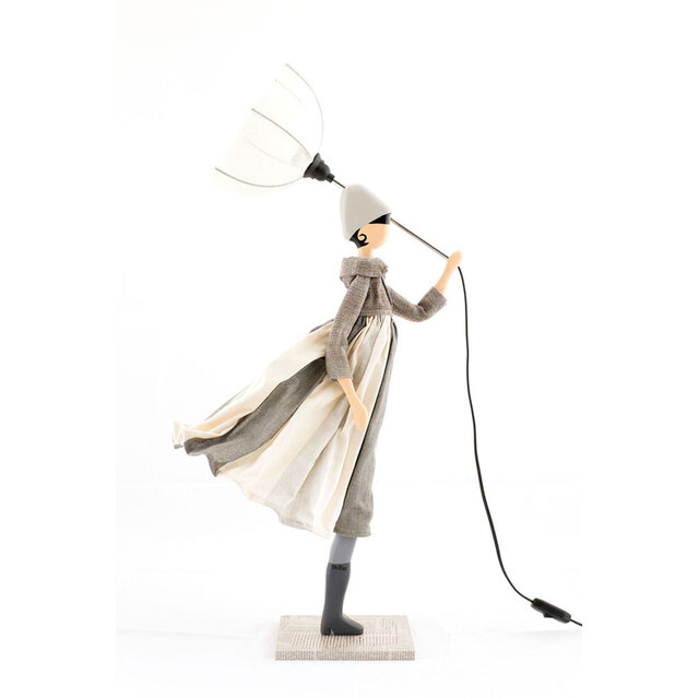 風のリトルガールおしゃれランプVicky テーブルランプ 受注製作 送料無料