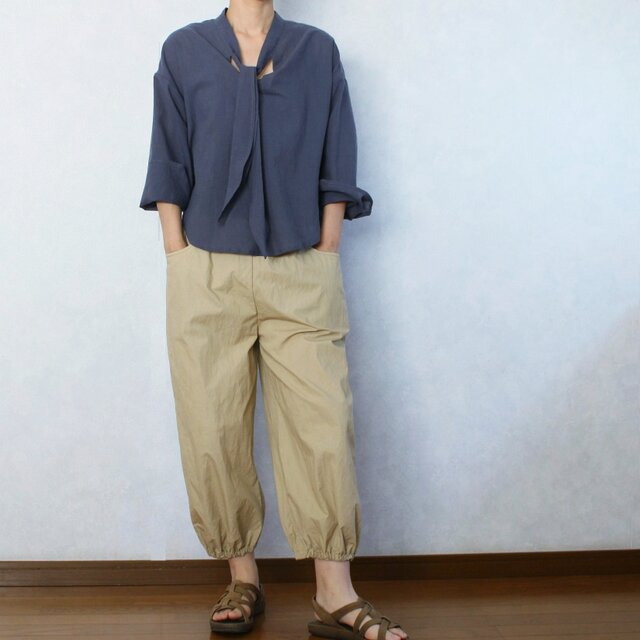 〈受注生産〉バルーンなパンツ(ベージュ)の画像1枚目