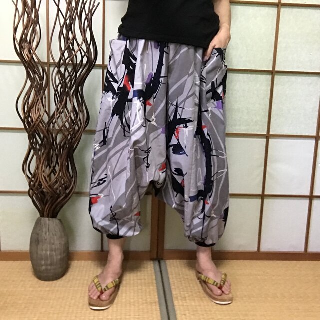 サルエルパンツ de 浴衣 忍者の画像1枚目