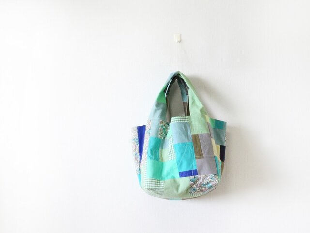 キュービックトート「mintgreen」の画像1枚目