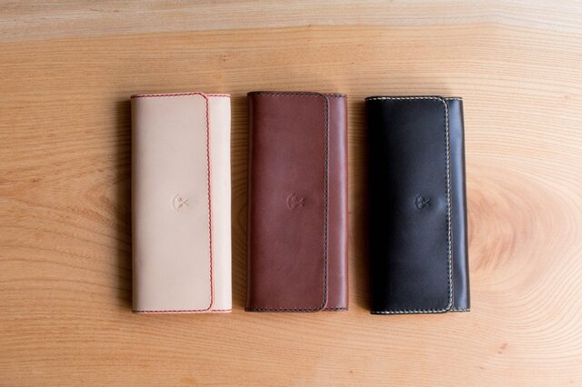 スマートでシンプルな本革長財布【刻印可】 | iichi 日々の暮らしを