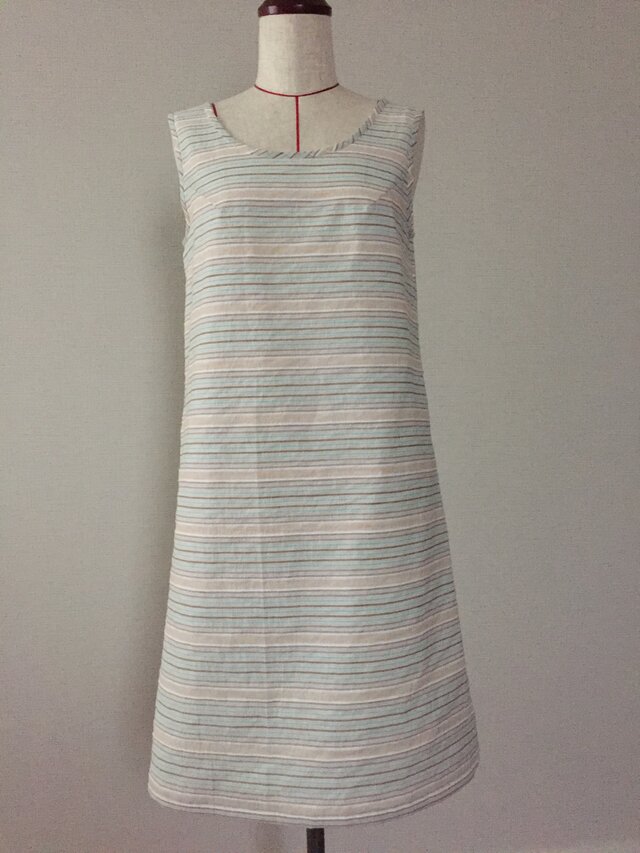 SALE! ノースリーブのシンプルワンピースの画像1枚目