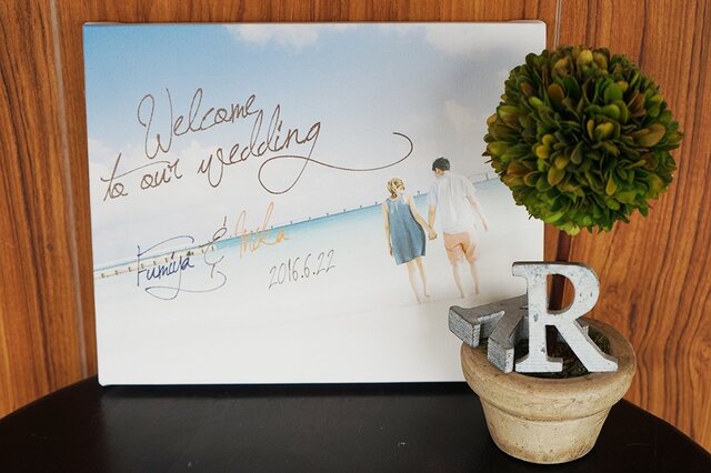 キャンバスウェルカムボード/Mサイズ♡ | iichi 日々の暮らしを