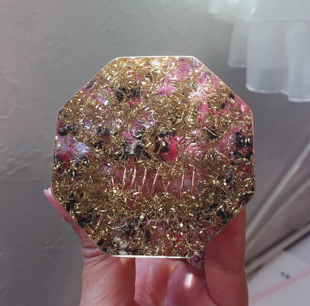 お花の宝石オルゴナイト＊ローズ＊ | iichi 日々の暮らしを心地よく