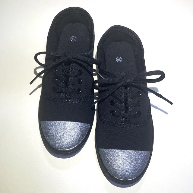 シルバートゥスニーカー(ソールブラック) 21.5cm〜28.0cm