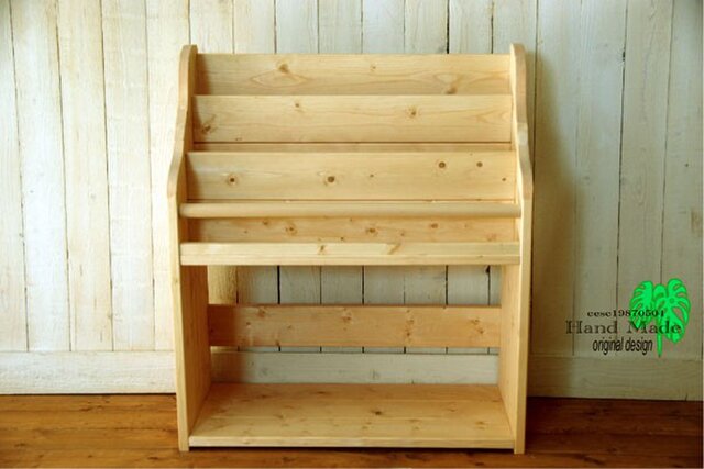 表紙の見える絵本棚*絵本棚*マガジンラック*家具*~ミディアム~60