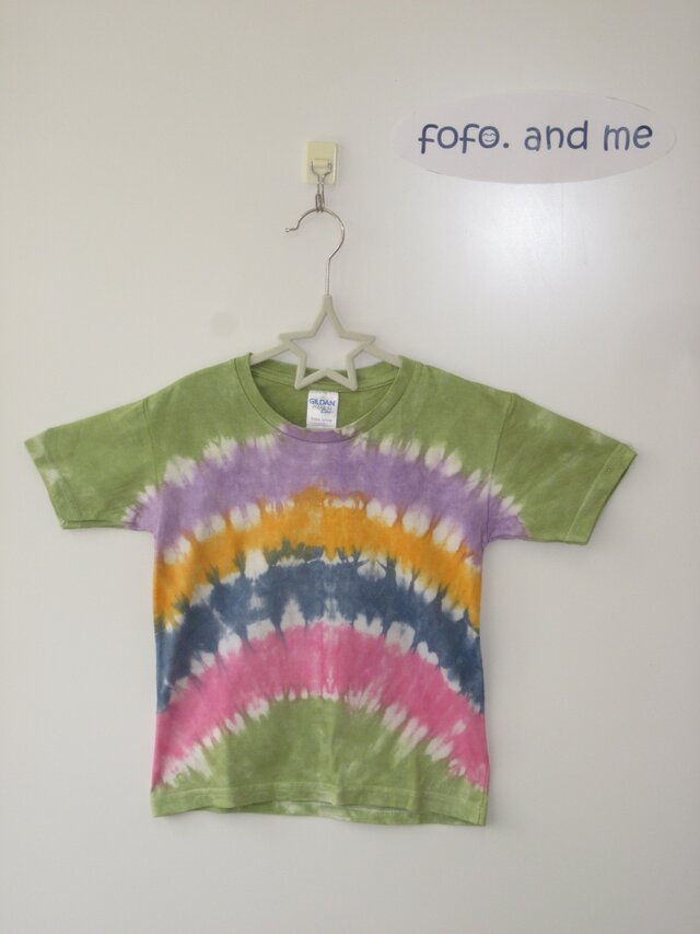 虹のようなキッズTシャツ⑥の画像1枚目