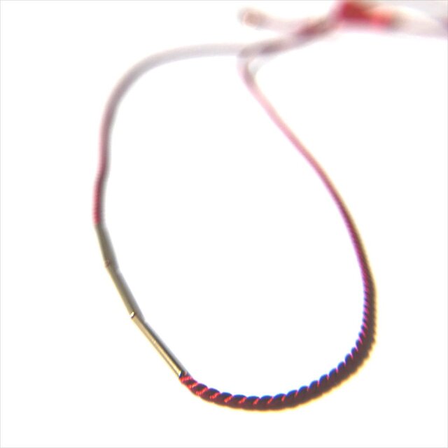 Bamboo Neckless 18k w Silk Codeの画像1枚目