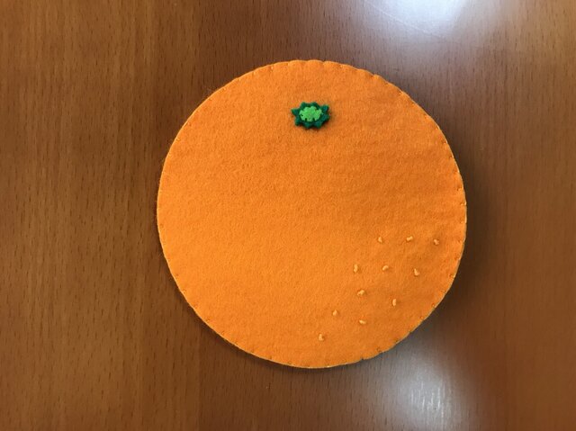 コースター オレンジの画像1枚目