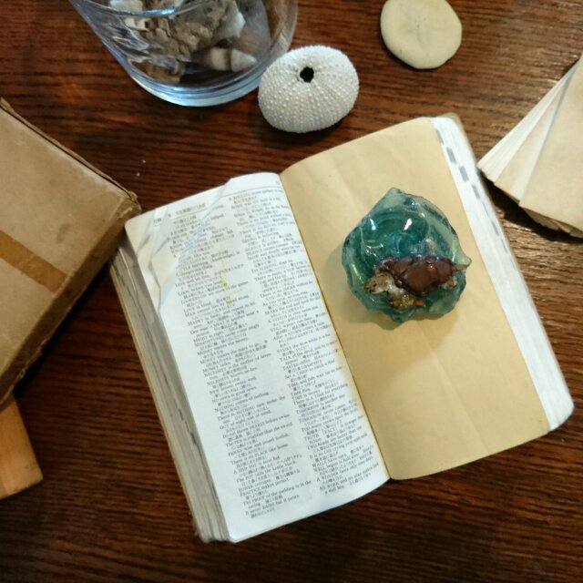 Seaglass「海ガメのペーパーウエイト」の画像1枚目