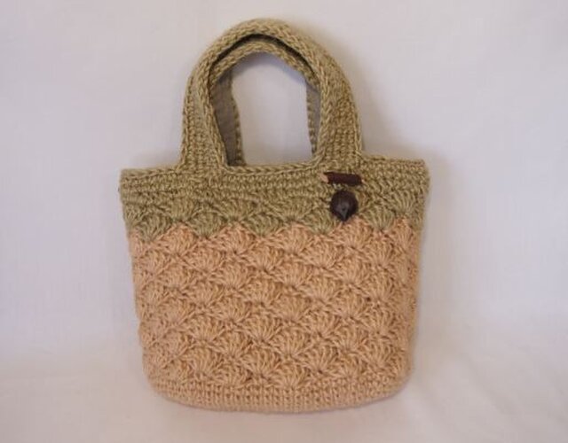 草木染め麻ひもバッグ 梨と桐 | iichi 日々の暮らしを心地よく