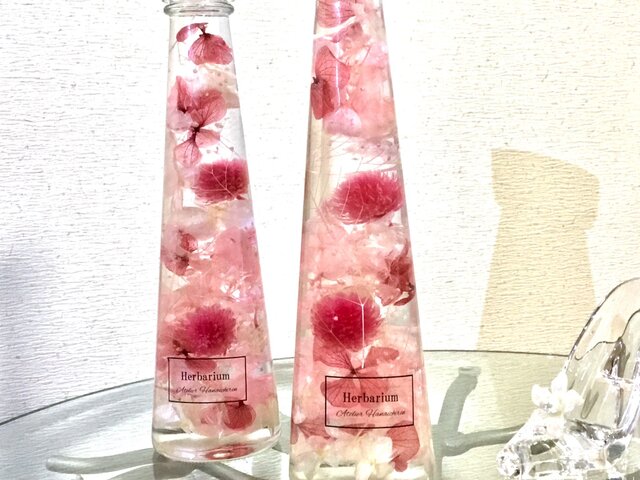 ハーバリウム 桃華の画像1枚目