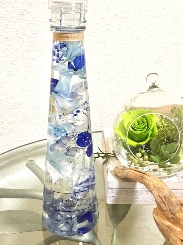 ハーバリウム 蒼の画像1枚目