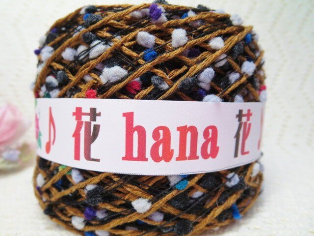 ス♪花hana花♪印度シルク引き揃え糸85gの画像1枚目