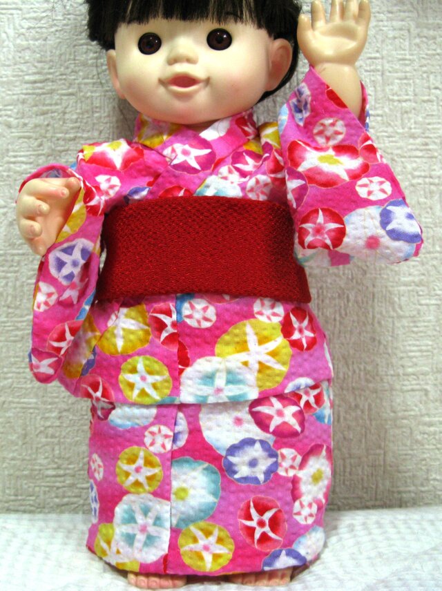 ぽぽちゃん、メルちゃん☆浴衣セット(朝顔)の画像1枚目