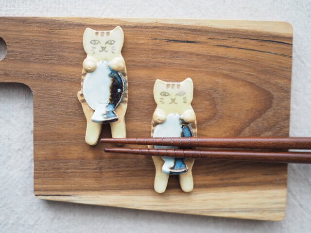 トラネコの箸置きの画像1枚目