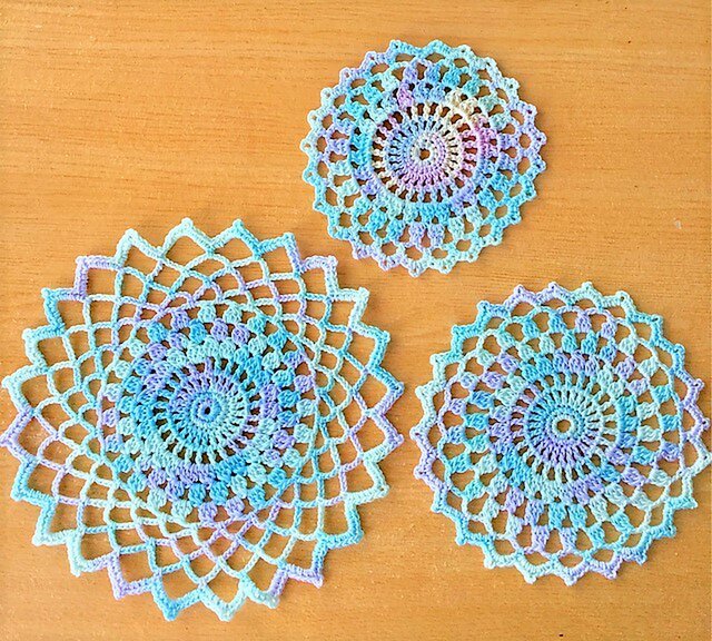 太編みレースのセットの画像1枚目