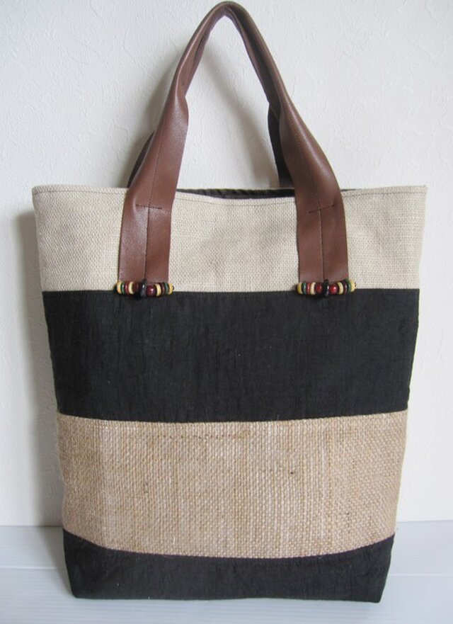 アジアンテイストな麻かばん