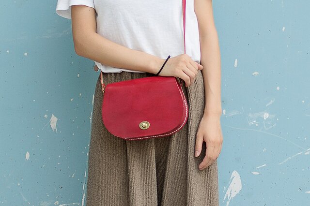 サドルバッグ　兼ショルダーバッグ 切線派】バージョンアップ 本革 ショルダーバッグ クラシックサドル