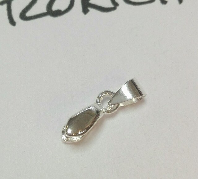 ペンダント用バチカン付きシンプル金具 3個セットの画像1枚目