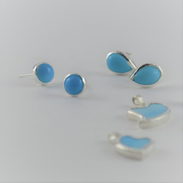 Turquoise Earringsの画像1枚目