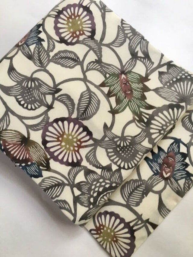 結城紬紅型名古屋帯【送料無料】 | iichi 日々の暮らしを心地よくする