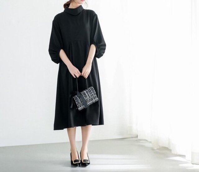 (再販×7)シフォン リボン ワンピース ♪オーダーサイズ可の画像1枚目